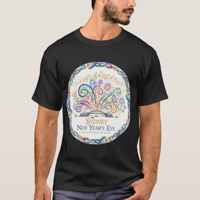 CAMISETA VÉSPERA DE ANO NOVO DE SYDNEY (Frente)