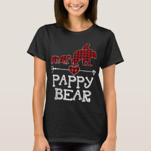 Camiseta Véspera de Natal da Família do Urso de Pappy Xadre
