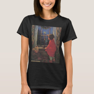 Camiseta Véspera de Natal Vintage por Jessie Willcox Smith