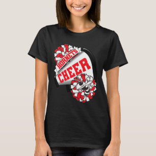 Camiseta Vespiras de Torneio de Cheerleading Escolar Vermel