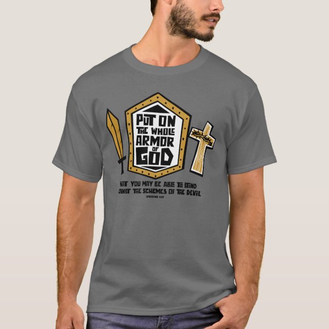 Camiseta Veste toda a Armadura de Deus (Frente)