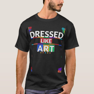 Camiseta Vestida Como Arte Moda Arte Vestível