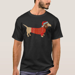 Camiseta Vestido de Cachorro, Weiner Daschund Doie