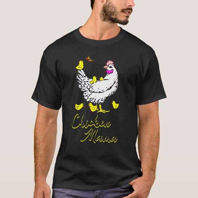 Camiseta Vestido de Frango Mamãe para Mãe (Frente)