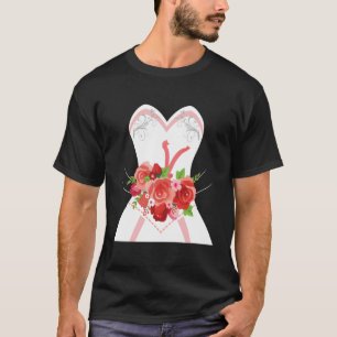 Camiseta Vestido De Noiva Simples Para Chás De Noiva