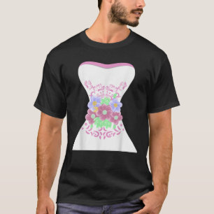 Camiseta Vestido de Noiva Simples presente para Chuvas de P