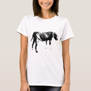 Camiseta Vestido de Tinta, Postura Calma