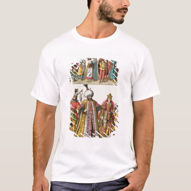 Camiseta Vestido do Moorish e do turco (Frente)