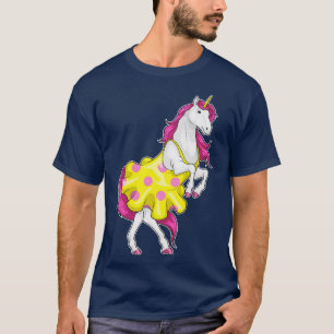 Camiseta Vestido do Unicorn Bolinhas