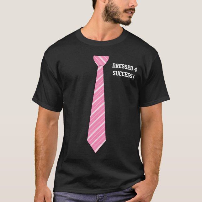 Camiseta Vestido para se dar bem, colar de pescoço falso co (Frente)