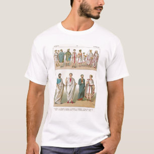 Camiseta Vestido romano, de "do der Voelker Trachten", 1864