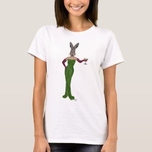 Camiseta Vestido Verde Rabbit