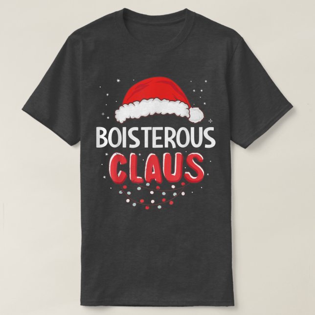 Camiseta Vestígios de Natal de Papai Noel (Frente do Design)
