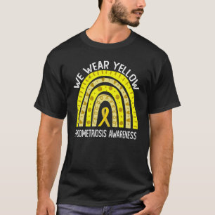 Camiseta Vestimos Amarelo Para Sensibilização Para Endometr