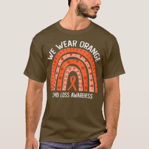Camiseta Vestimos Laranja Para A Consciência Da Perda Do Li