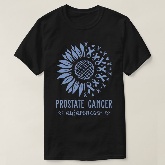 Camiseta Vestimos mês de consciência do Cancer de próstata  (Frente do Design)