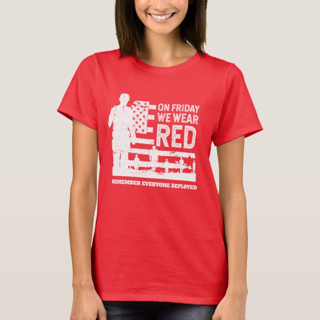 Camiseta Vestimos o Red Friday Soldier (Frente)