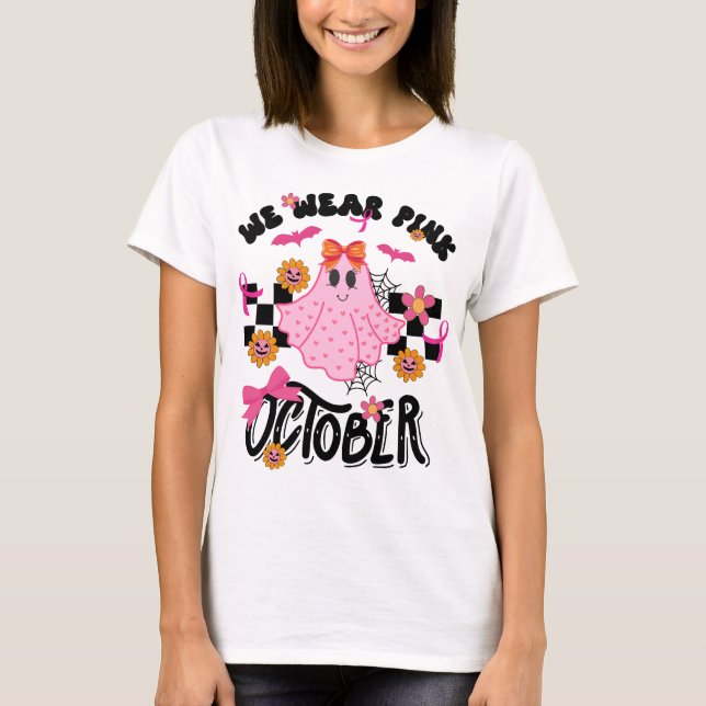Camiseta Vestimos Rosa Em Outubro (Frente)