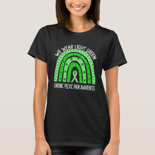 Camiseta Vestimos Verde Claro Para Dor Pelvic Crônica Aware