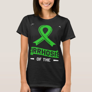 Camiseta Vestimos Verde Para Cirrose Da Consciência Do Fíga