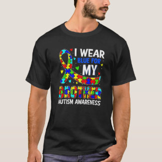 Camiseta Vestindo Azul Para Meus Irmãos Autismo Crianças De
