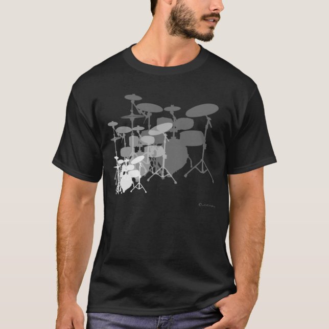 Camiseta Vestindo o ruidosamente com roupa de MusicMinds (Frente)