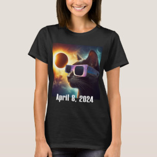 Camiseta Vestindo Óculos Solares Eclipse Cultura Pop Colori