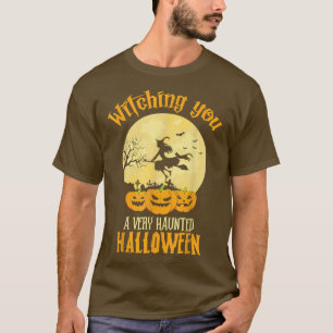 Camiseta Vestindo Um Halloween Muito Assombrado, Bruxa Má G