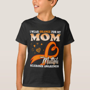 Camiseta Vestir Laranja Para Minha Mãe Esclerose Múltipla 1