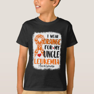 Camiseta Vestir Laranja Para O Mês De Consciência Da Leucem
