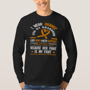 Camiseta Vestir Laranja Para O Meu Avô, Sra. Múltipla Scelr