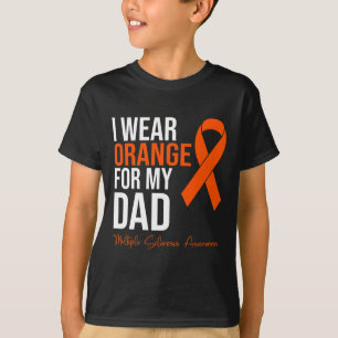 Camiseta Vestir Laranja Para O Meu Pai Sra. Warrior Multipl