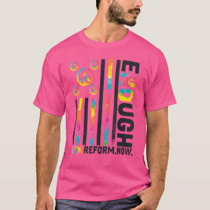 Camiseta Vestir Laranja Suficiente Acabar com a Violência d