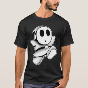 Camiseta Vestir Máscara Fantasma Bonita - Trabalho Negra Sp