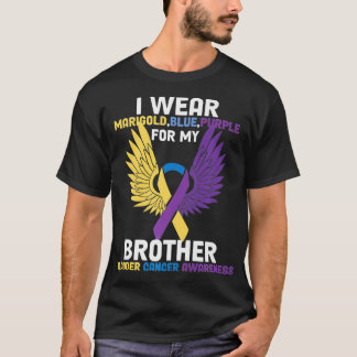 Camiseta Vestir O Cancer Do Meu Esquadrão De Suporte Irmão 