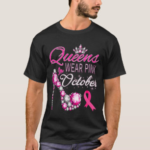 Camiseta Vestir Rosa Em Outubro, Mulheres Que Conhecem O Ca
