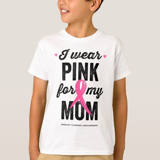 Camiseta Vestir Rosa Para A Minha Mãe (Frente)
