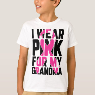 Camiseta Vestir Rosa Para A Sensibilização Da Minha Avó Par