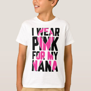 Camiseta Vestir Rosa Para A Sensibilização Do Meu Cancer De