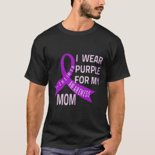 Camiseta Vestir Roxo para a Doença de Alzheimerheimer A da