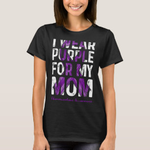 Camiseta Vestir Roxo Para A Minha Mãe - Sensibilização Para
