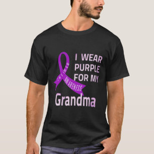 Camiseta Vestir Roxo Para Minha Avó Doença De Alzheimerheim