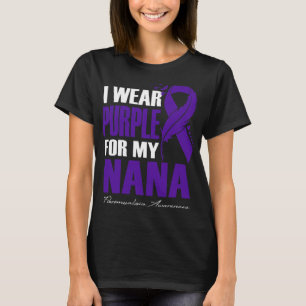 Camiseta Vestir Roxo Para Minha Fé De Consciência Da Fibrom