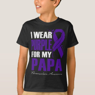 Camiseta Vestir Roxo Para O Meu Papa Fibromialgia Fea De Co