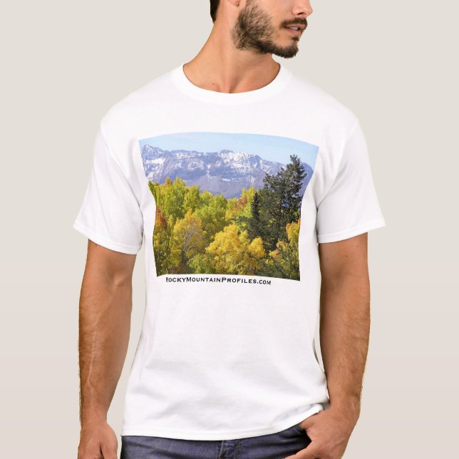Camiseta Vestir suas montanhas orgulhosa (Frente)