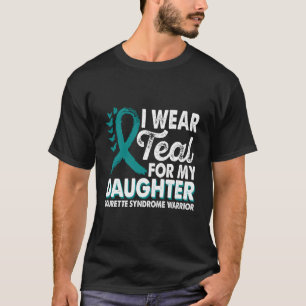 Camiseta Vestir Teal Para Sensibilização Para A Síndrome To