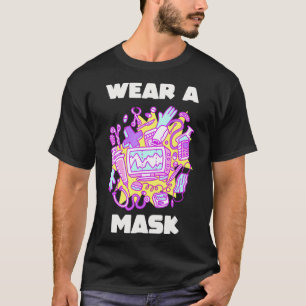 Camiseta Vestir Um Dia De Médicos Felizes Com Máscara