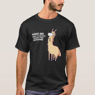 Camiseta Vestir Uma Máscara E Salvar Vidas Distância Social