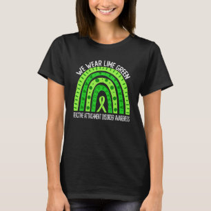 Camiseta Vestir Verde limão Para Perturbação Reativa Do Ane