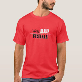 Camiseta Vestir vermelho na sexta-feira